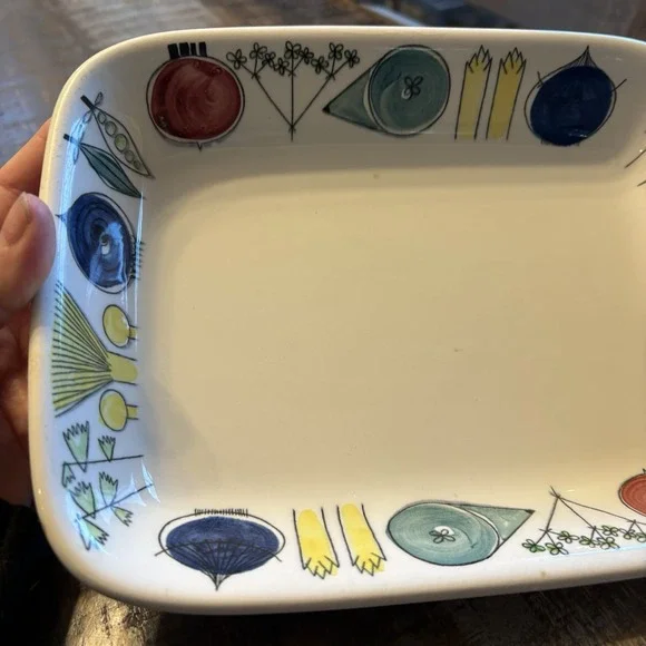 MCM Rorstrand Picknick Dish Platter #24 Marianne Westman Swedish Ovenware - Picture 2 of 10